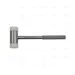 NYLON HAMMER 250 GR. Ø 30 MM INOX (INOX HANDLE) - EGA Master