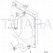 JCB Part No.# 834/11475, Hose bottom - JCB Spare Parts