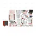 INDUSTRIAL MAINTENANCE SET 152 PCS. WITH ROLLER CABINET AND EVA TRAYS MM - EGA Master