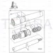 JCB Part No.# 2411/3410, SEAL PISTON HEAD - JCB Spare Parts
