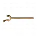Q VALVE SPANNER 1.3/8" L:370 MM WITH KNURLED HANDLE NON SPARKING Cu-Be - EGA Master