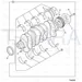 JCB Part No.# 320/03075, FLYWHEEL HUB - IPU - JCB Spare Parts