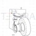 JCB Part No.# 42/916200, Tyre 11Lx16x12pr Armstrong(3CX-F) - JCB Spare Parts