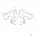 JCB Part No.# 331/32416, L/H  C POST MOULDING CAN - JCB Spare Parts