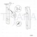 JCB Part No.# 331/25943, L/H B-POST DUCTING - JCB Spare Parts