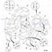 JCB Part No.# 346/00233, Trim upper rear fender right side - JCB Spare Parts