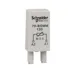 Schneider, Harmony, Protection module with MOV suppressor, for 782H hermetically sealed relays, 120 V AC/V DC