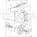 JCB Part No.# 232/21900, SHAFT SPRING SUPPO - JCB Spare Parts