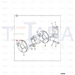 JCB Part No.# 17/916604, Coupling drive ass - JCB Spare Parts