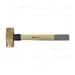 SLEDGE HAMMER 500 GR HICKORY HANDLE NON SPARKING BRASS - EGA Master