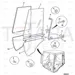 JCB Part No.# 331/23363, UPPER SEAL RH WINDOW 3.492mm long - JCB Spare Parts