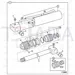 JCB Part No.# 590/40191, WA.ROD P54 DISPLACEMENT - JCB Spare Parts