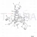 JCB Part No.# 02/801585, HOSE, BY-PASS - JCB Spare Parts