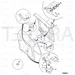JCB Part No.# 123/06330, WIRE RETAINING - JCB Spare Parts