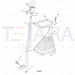 JCB Part No.# 701/49800, PUSH-BUTTON SWITCH 1016mm - JCB Spare Parts