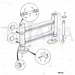 JCB Part No.# 811/90590, P/PIN 44.97/44.87*136 COATED(00044) - JCB Spare Parts