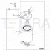 JCB Part No.# 32/925414, ELEMENT - fuel - JCB Spare Parts