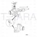 JCB Part No.# 453/30702, 211 HUB SWIVEL - JCB Spare Parts