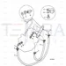 JCB Part No.# 2201/0013, CLIP - WORMDRIVE 60/80mm - JCB Spare Parts