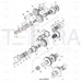 JCB Part No.# 445/64301, *GEAR-TRANSFER 38T - JCB Spare Parts