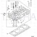 JCB Part No.# 02/202940, HEAD CYLINDER - JCB Spare Parts