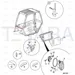 JCB Part No.# 926/46606, ADH SEAL 1400MM LONG P68 Cut Length - JCB Spare Parts