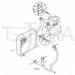 JCB Part No.# 834/00739, HOSE TOP - JCB Spare Parts