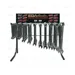 DISPLAY OF DE 165 COMBINATION WRENCHES 8-19 MM AEROSPATIAL CHROME PLATING - EGA Master