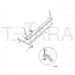 JCB Part No.# 993/99189, BOLT-ON TOEPLATE 7ft 8in - JCB Spare Parts