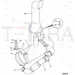 JCB Part No.# 335/14672, WA EXHAUST PIPE 426 T3 - JCB Spare Parts