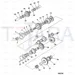 JCB Part No.# 459/70206, SPACER-IDLER GEAR - JCB Spare Parts