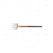 4 PRONG FORK 320 MM WITH FIBER GLASS HANDLE NON SPARKING Al-Bron - EGA Master