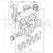 JCB Part No.# 02/201804, KIT-PISTON RING - JCB Spare Parts