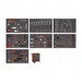 SET 1 - TOOLS ROLLER CABINET FOAMS ANTIDROP ACO - EGA Master