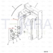 JCB Part No.# 834/11441, Hose REDUCER HOSE - JCB Spare Parts