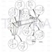JCB Part No.# 1019/2043, P/PIN 44.40*244 - JCB Spare Parts