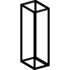 Schneider,  Spacial SF compartmentalised enclosure - assembled - 2000x600x600 mm