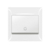 Belanko S 1 gang bell push with BELL marking - 6A - White | 617611 | 3414971683983 | LEGRAND
