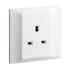 Belanko S 1 gang BS unswitched socket outlet - 13A - White | 617640 | 3414971684706 | LEGRAND
