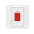 Belanko S 1 gang double pole switch + neon - 45A - White | 617676 | 3414971685635 | LEGRAND