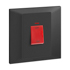 Belanko S 1 gang double pole switch + neon - 45A - Anthracyte | 617776 | 3414971688070 | LEGRAND