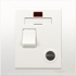 Schneider,  Vivace - switched fuse mechanism - 13 A 250 V - white