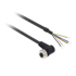 Schneider, pre-wired connectors XZ - elbowed female - M12 - 5 pins - cable PUR 5m